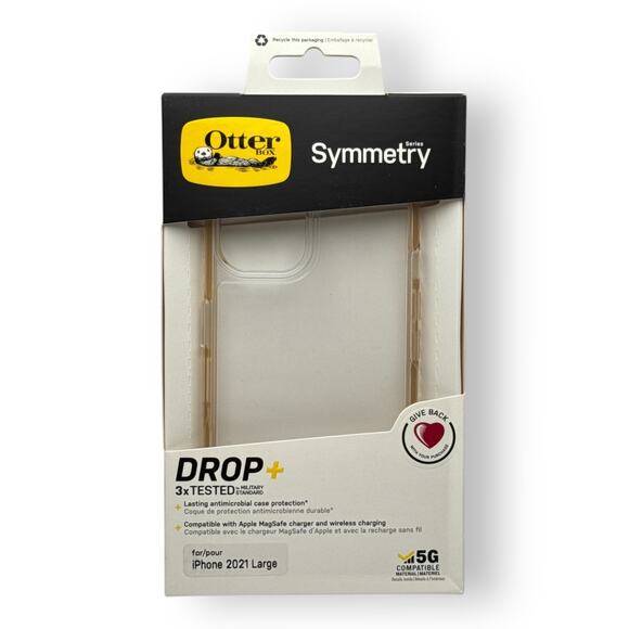 Otterbox Symmetry Series Case for iPhone 13, Clear - Picture 1 of 3